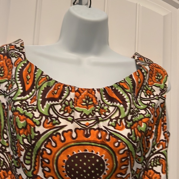 Milly Multicolor silk dress size 10 - Picture 3 of 4